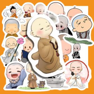 Bộ Sticker Chú Tiểu – Dễ Thương, An Nhiên, Bình An Mỗi Ngày poster7 108
