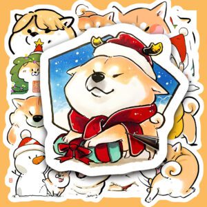 Bộ Sticker Shiba Đáng Yêu – Dành Riêng Cho Tín Đồ Cún Shiba poster7 111