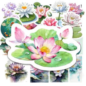 Bộ 25 Sticker Hoa Sen – Tinh Khiết, An Nhiên, Trang Trí Phong Thủy poster7 130