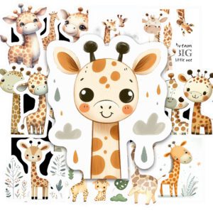Bộ 25 Sticker Hươu Cao Cổ – Dễ Thương, Trẻ Trung, Decor Góc Học Tập poster7 131