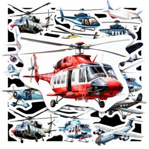 Bộ 24 Sticker Máy Bay – Đam Mê Bầu Trời, Truyền Cảm Hứng Du Lịch poster7 132