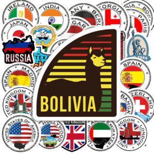 Bộ 50 Sticker Country – Quốc Kỳ & Biểu Tượng Quốc Gia Cho Tín Đồ Du Lịch poster7 36