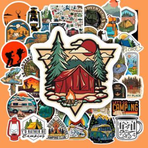 Bộ 50 Sticker Camping – Chill, Phượt & Vintage Cho Góc Decor poster7 74