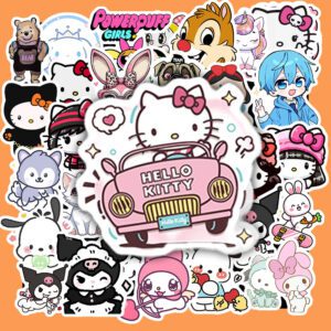 Bộ 60 Sticker Hoạt Hình Hỗn Hợp – Cute, Dễ Thương, Phù Hợp Decor Góc Học Tập & Làm Việc poster7 84