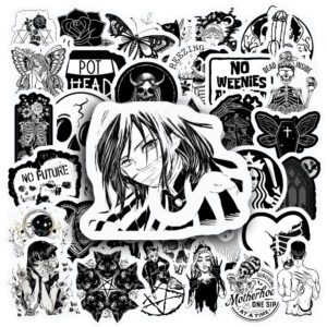 Bộ 50 Sticker Gothic – Cool Ngầu, Dark Art, Chất Riêng poster7 98