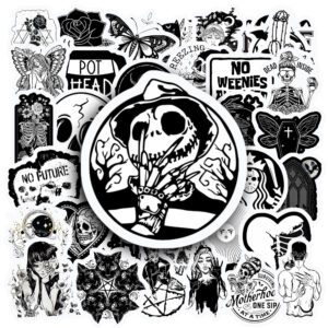 Bộ 50 Sticker Gothic – Cool Ngầu, Dark Art, Chất Riêng poster8 100