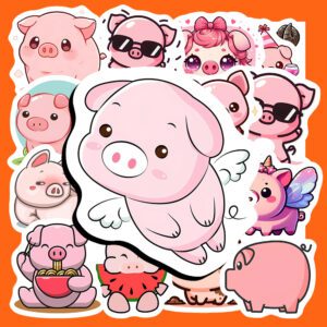 Bộ Sticker Heo Hồng – Dễ Thương Hết Nấc, Đem Lại Niềm Vui Mỗi Ngày poster8 112