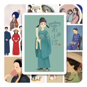 Bộ 25 Sticker Trang Phục Truyền Thống Việt Nam – Gìn Giữ Văn Hóa, Mang Hơi Thở Xưa poster8 140