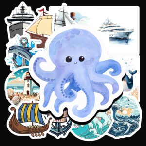 Bộ 50 Sticker Biển Đảo – Tươi Mát Mùa Hè, Decor Vali & Sổ Tay Cực Chill poster8 143