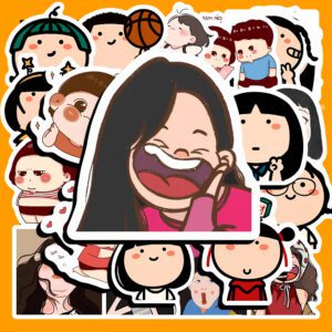 Bộ 50 Sticker “Hài hước dễ thương” poster8 159