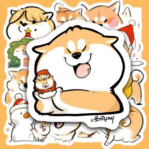 Bộ Sticker Shiba Đáng Yêu – Dành Riêng Cho Tín Đồ Cún Shiba poster9 107