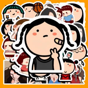 Bộ 50 Sticker “Hài hước dễ thương” poster9 147