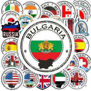 Bộ 50 Sticker Country – Quốc Kỳ & Biểu Tượng Quốc Gia Cho Tín Đồ Du Lịch poster9 32