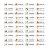 150 Sticker Tên Icon Đáng Yêu (3.3x1cm) – Dán Tên Cá Nhân Phong Cách Tối Giản, Hình Động Vật Dễ Thương sticker ten 2