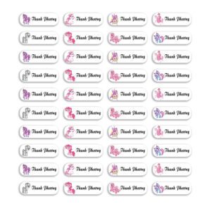 150 Sticker Tên Pony (3.3x1cm) – Sticker Dán Tên Cá Nhân Hình Ngựa Pony Siêu Dễ Thương Cho Bé Gái