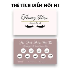 500 Thẻ Tích Điểm Nối Mi – Bí Quyết Giữ Chân Khách Hàng Của Tiệm Thẩm Mỹ