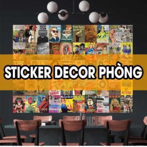 STICKER decor phong