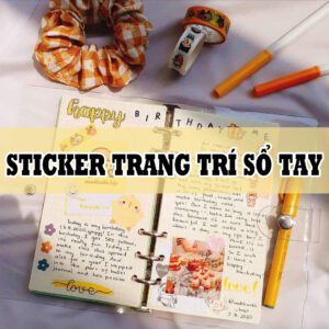 Sticker Trang Tri So Tay