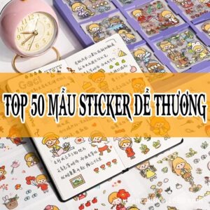 Top 50 Mau Sticker De Thuong
