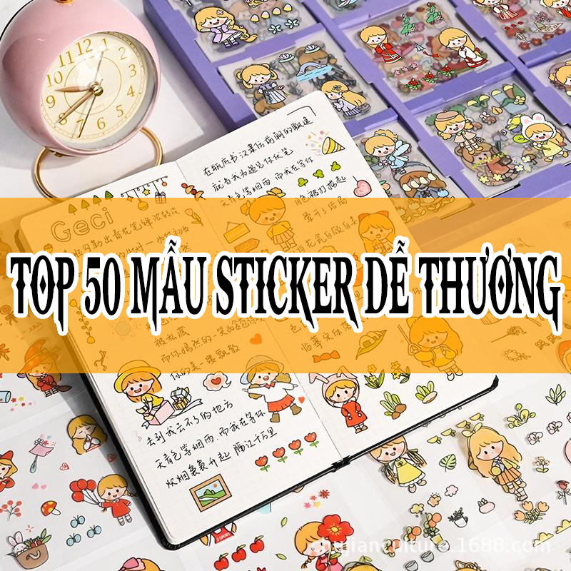 Top 50 Mẫu Sticker Dễ Thương Decor Góc Học Tập – Tô Điểm Không Gian Học Tập Xinh Xắn Top 50 Mau Sticker De Thuong