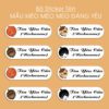Bộ 300 Sticker Tên Mèo Méo Meo Đáng Yêu – Mẫu Mèo Tròn Biểu Cảm Ngộ Nghĩnh poster 2
