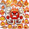 Bộ Sticker CỤC LỬA – 50 Mẫu Đáng Yêu Mà Nóng Hừng Hực poster4 4