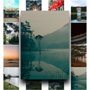 50 Poster Phong Cảnh Đà Lạt – Lưu Giữ Vẻ Đẹp Thành Phố Sương Mù Trong Từng Khung Hình poster7 5