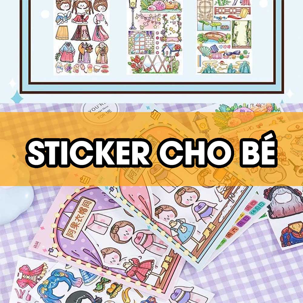 sticker cho be