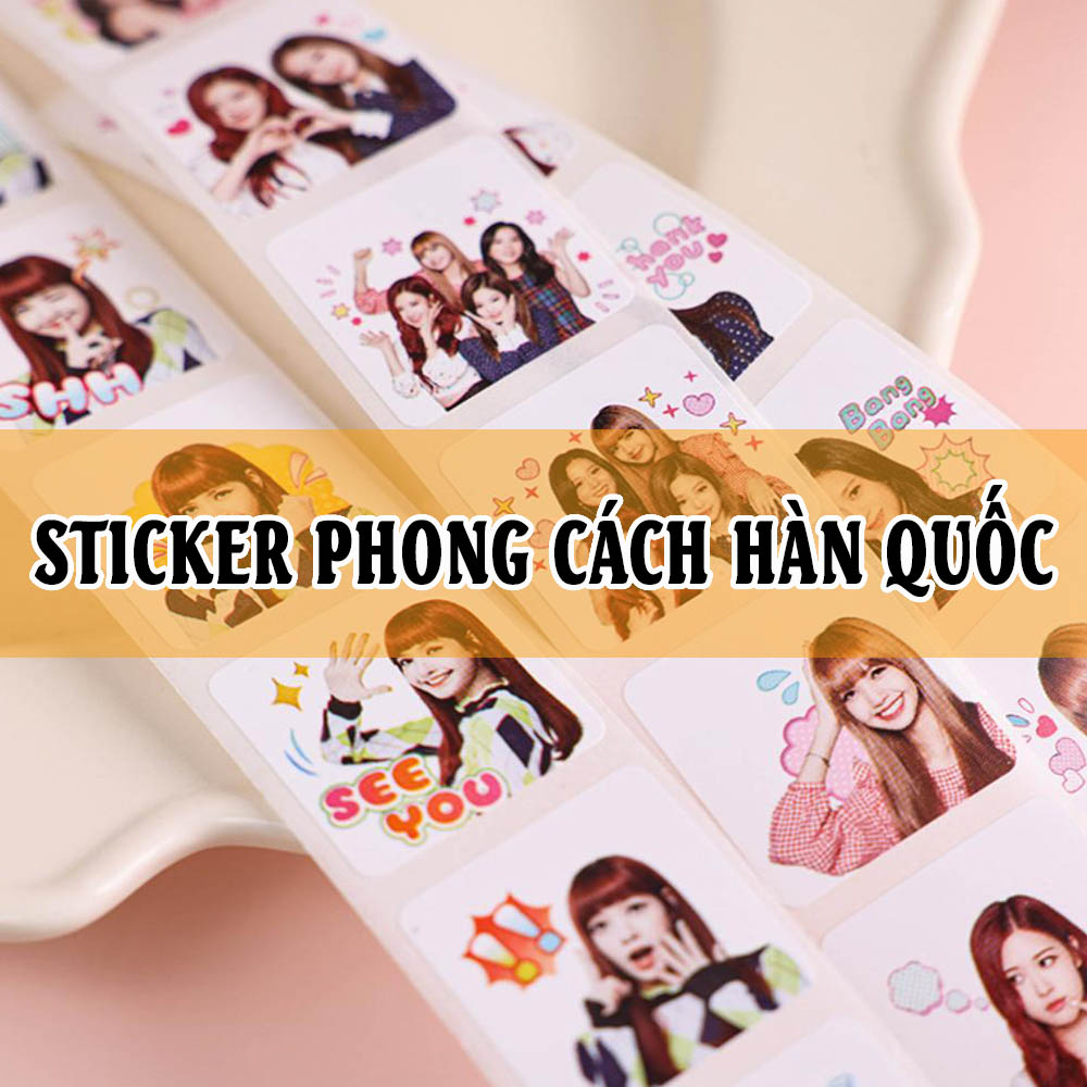 sticker phong cach han quoc