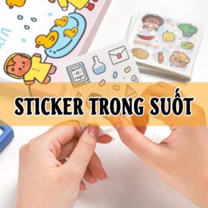 sticker trong suot