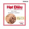 Tem Nhãn Hạt Điều Rang Muối Vỏ Lụa – 500g (Thiết Kế Chuyên Nghiệp, Sang Trọng) DS0010