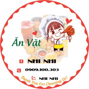Tem Nhãn Đồ Ăn Vặt