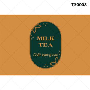 Tem Nhãn Trà Sữa – Milk Tea Chất Lượng Cao