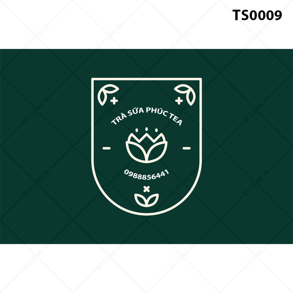 tem nhãn trà sữa TS0009