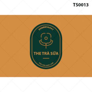 Tem Nhãn Trà Sữa Nhà Làm – Thiết Kế Đẹp, Tinh Tế
