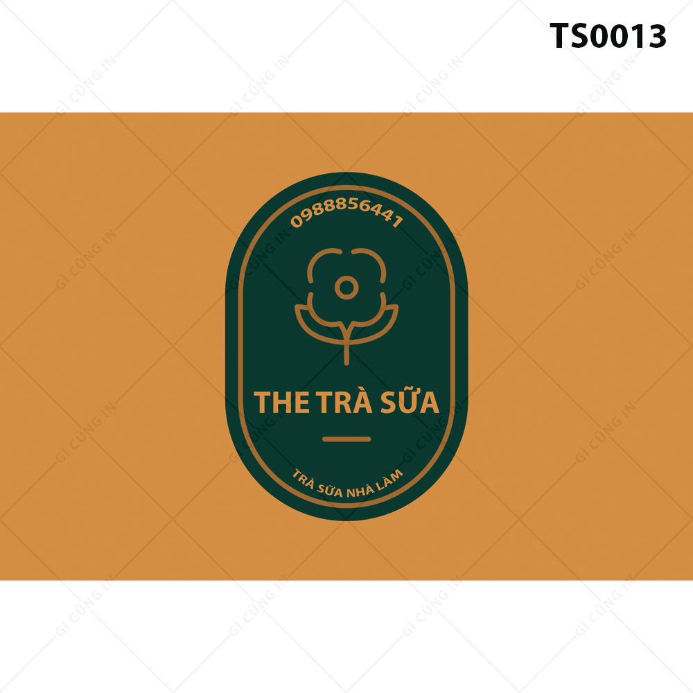 tem nhãn trà sữa TS0013