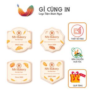 Tem Nhãn Bánh Ngọt – Nâng Tầm Thương Hiệu Tiệm Bánh