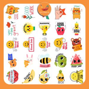 Bộ Sticker Good Job – 50 Sticker Lời Khen Siêu Dễ Thương Cho Bé & Học Sinh poster1 6
