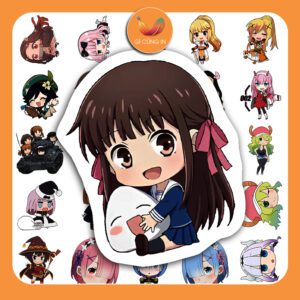Bộ Sticker Chibi là tập hợp những nhân vật hoạt hình, anime và game nổi tiếng được thiết kế lại dưới dạng chibi nhỏ nhắn, đáng yêu poster3 11