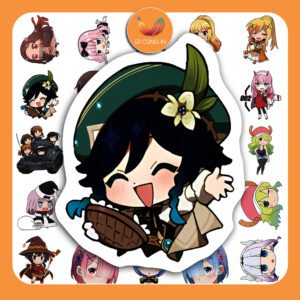 Bộ Sticker Chibi là tập hợp những nhân vật hoạt hình, anime và game nổi tiếng được thiết kế lại dưới dạng chibi nhỏ nhắn, đáng yêu poster4 10