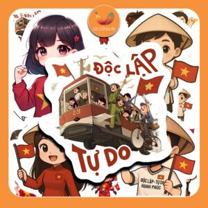 Bộ Sticker Yêu Nước – là sưu tập mang đậm tinh thần Việt Nam